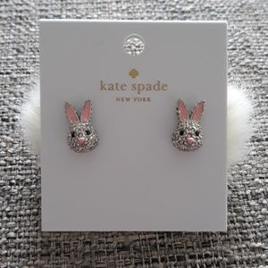 NWT Kate Spade Make Magic Bunny Earrings